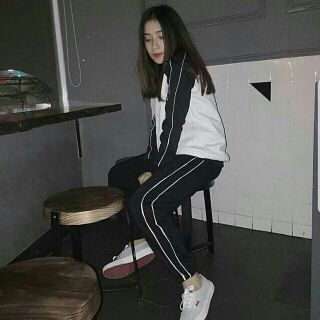 QUẦN JOGGER HAI SỌC