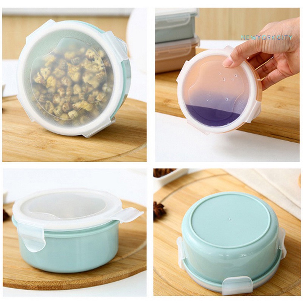 Hộp Đựng Thức Ăn Trưa Trong Suốt Có Nắp Đậy Dung Tích 280/380ml