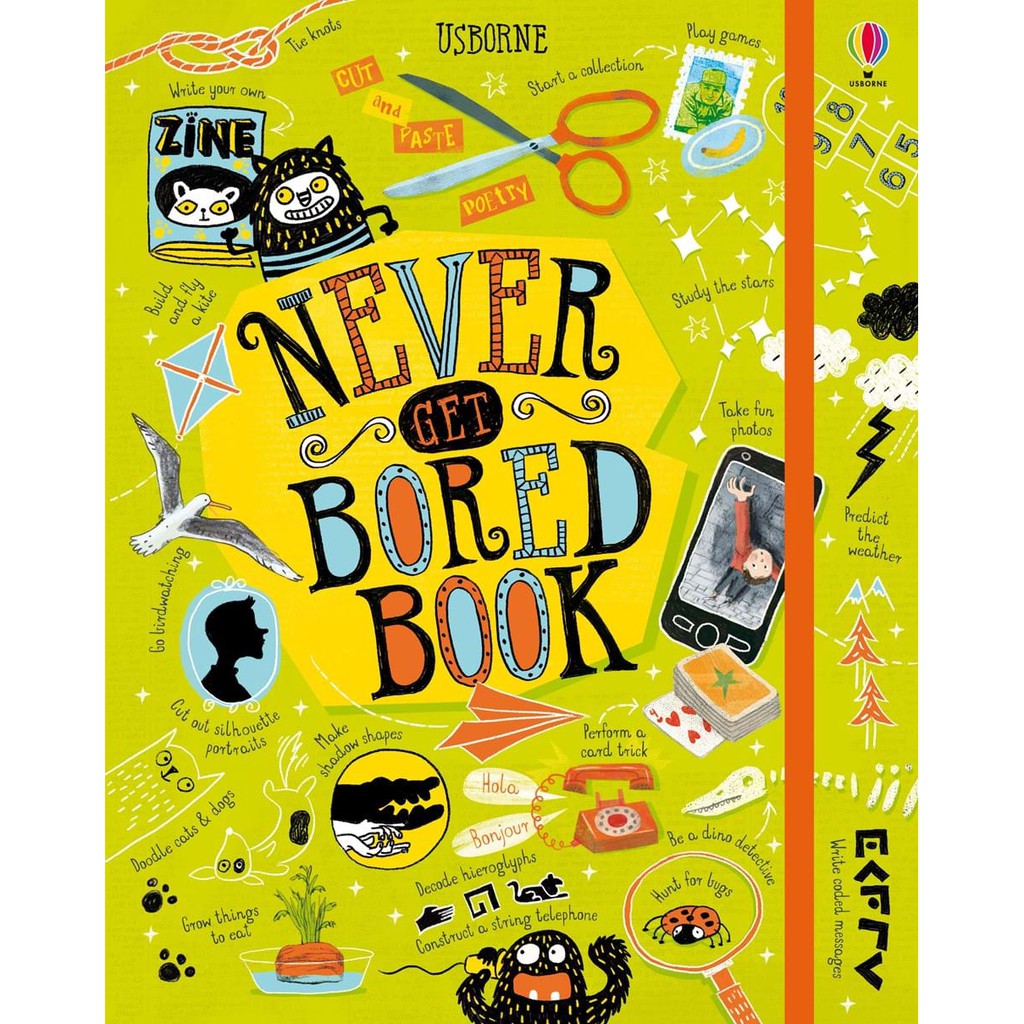 Sách Never get bored book Usborne - Cuốn sách mà trẻ con không bao giờ chán | BigBuy360 - bigbuy360.vn