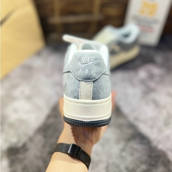 Giày Sneaker Af1 Grey Cream/Af1 Xám Da Lộn