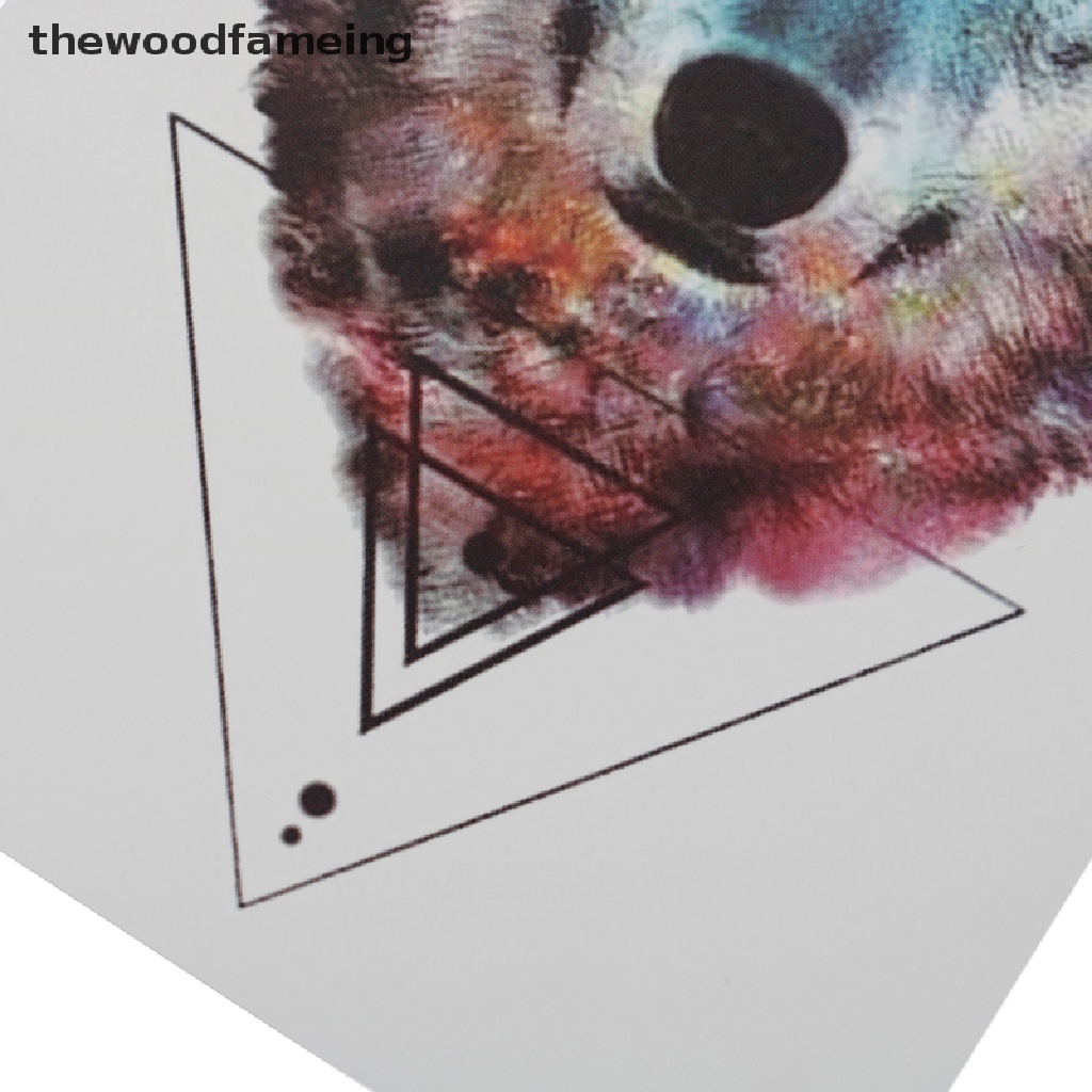 Hình xăm dán trang trí cơ thể tạm thời hình sói bò cạp rồng chống nước