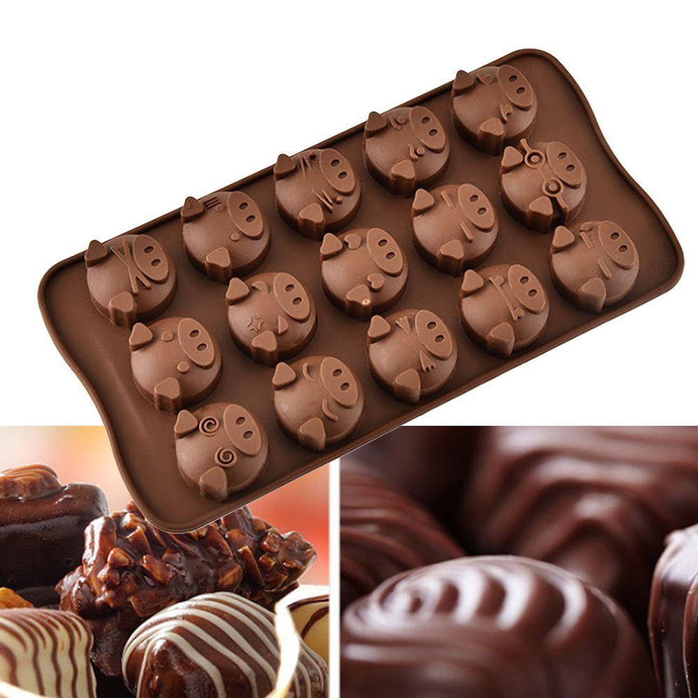 Khuôn Silicone Làm Bánh Hình Chú Heo Đáng Yêu