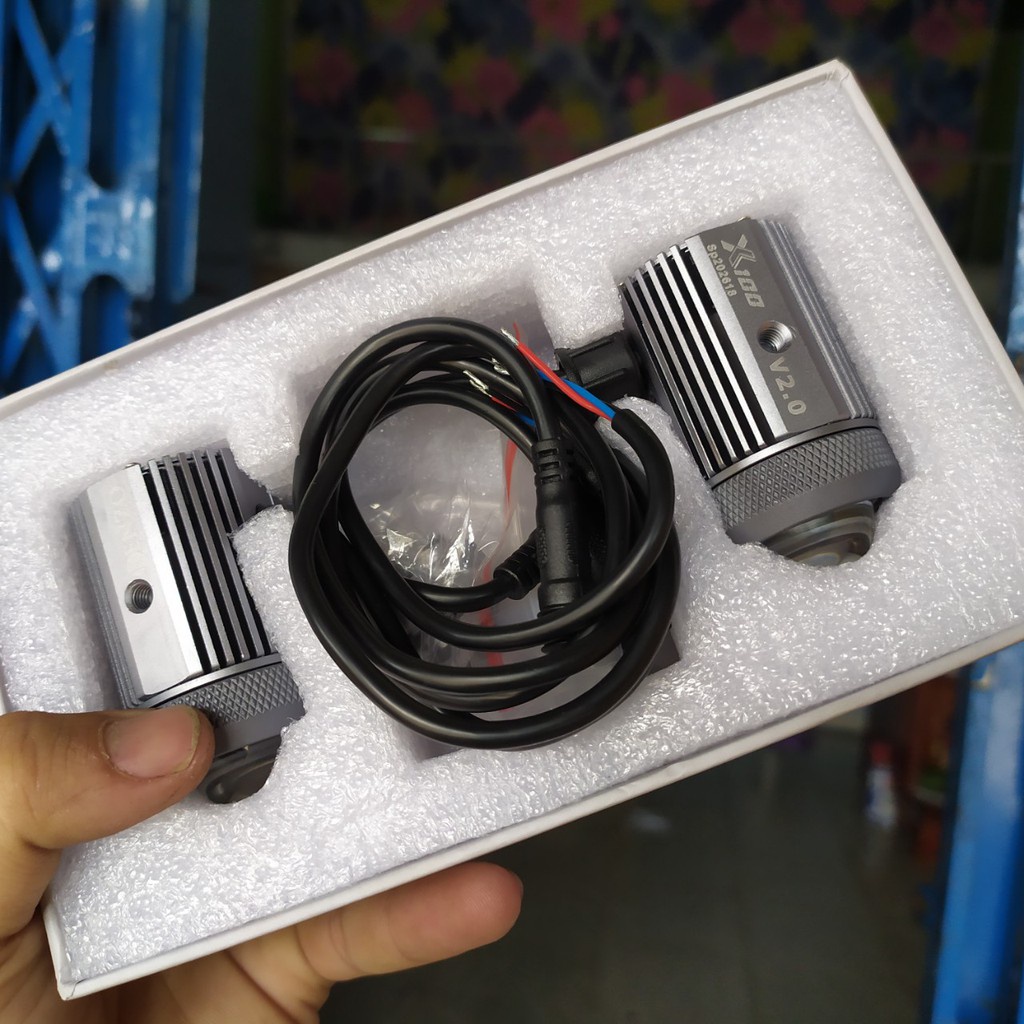 Bi Cầu Kenzo X100 V3, Đèn trợ sáng kenzo Chính hãng - Bảo Hành 1 năm