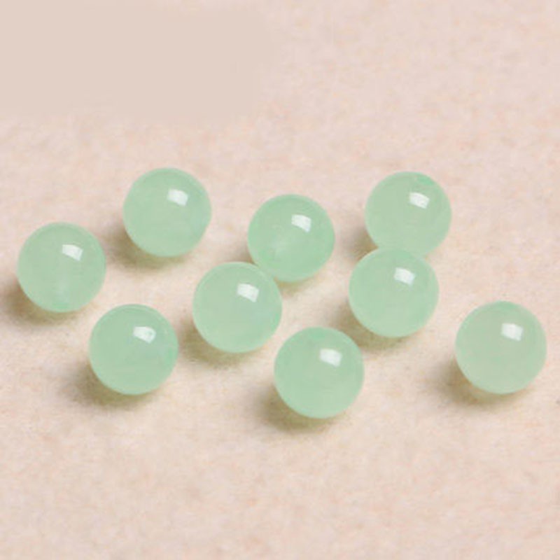 Hạt Đá Thạch Anh Xanh Tự Nhiên 4A Dùng Làm Trang Sức DIY