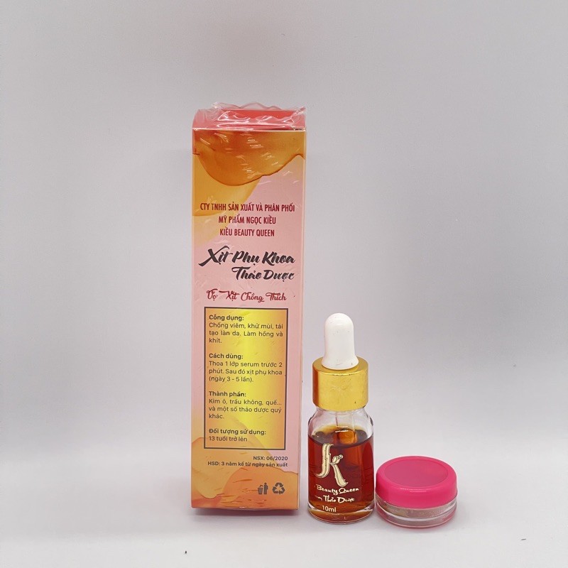 Xịt phụ khoa thảo dược hồng khít +Kèm Serum+ Tặng Hồng Ti 100ml
