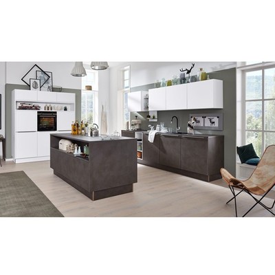 KITCHEN, Tủ bếp công nghiệp hiện đại có đảo bếp KIT_006, kệ bếp Scandi Home