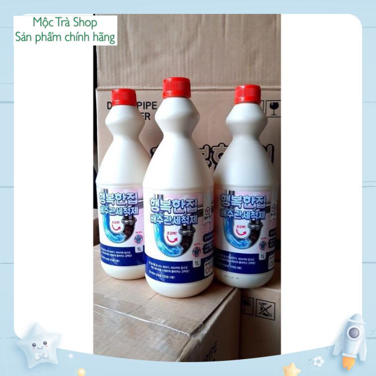 (chính hãng)- Chai nước thông cống,bồn cầu đa năng Sandokkaebi 1000ml Hàn Quốc