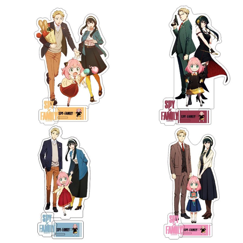 Mô Hình Nhân Vật Phim Anime Spy X Family Bằng Acrylic Có Giá Đỡ Độc Đáo Dùng Làm Quà Tặng Sinh Nhật