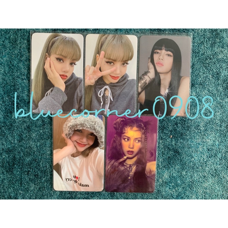 [Official] Card ảnh photocard BLACKPINK LISA LALISA Preorder Ktown4u