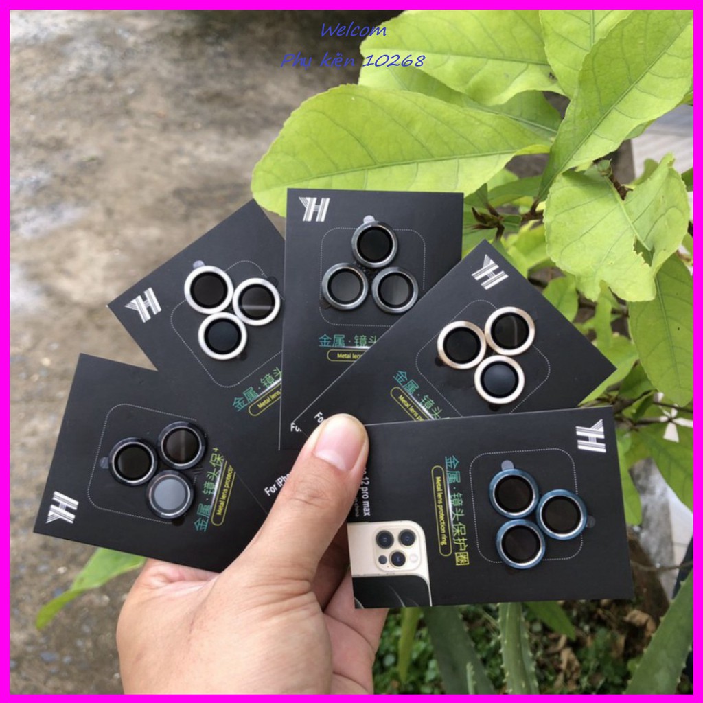 Bộ 3 Vòng Bảo Vệ Camera 12Pro - 12Pro Max Chống Bụi, Hạn chế vân tay & Mờ Camera - Bảo Vệ Toàn Diện