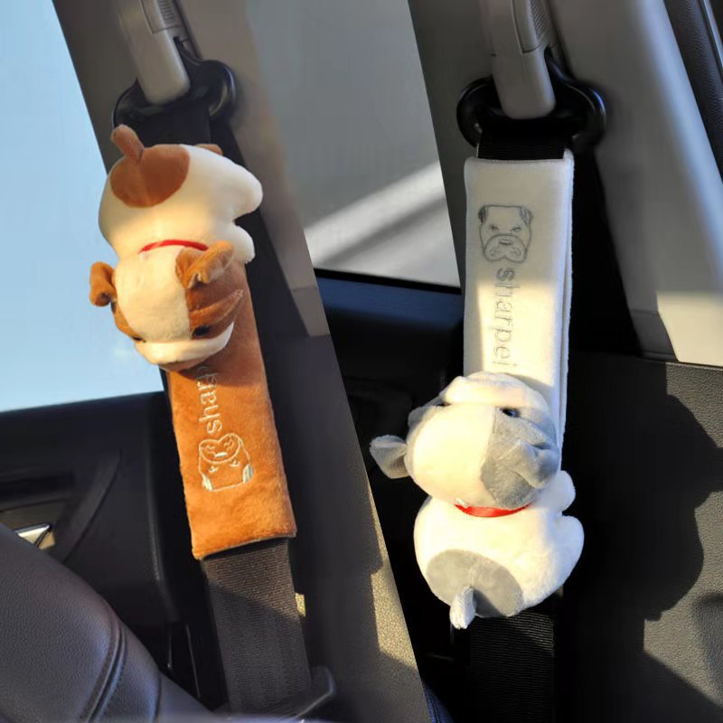 Băng Hình Thú Bông Cài Dây Đai An Toàn Seatbelt Quai Cặp