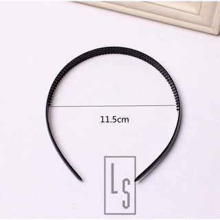 Cài tóc nhựa đen 0,8cm
