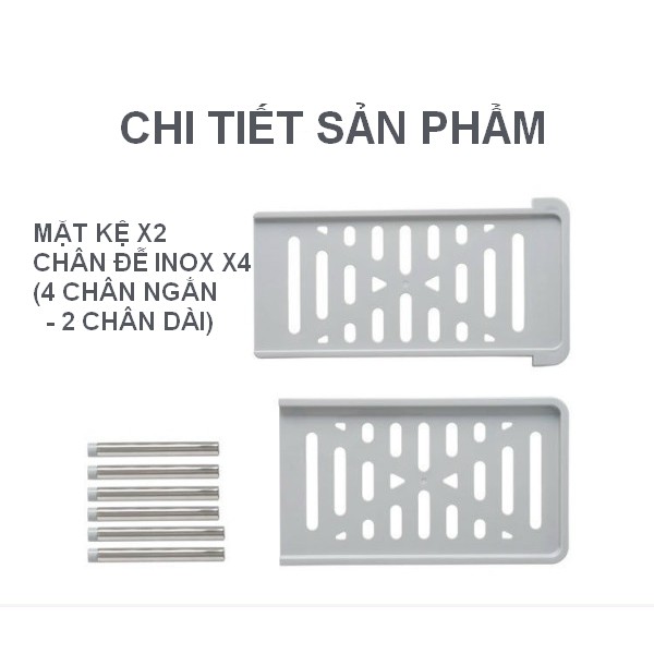 Kệ Gầm Bếp Đa Năng, Kệ Để Gia Vị Có thể Tùy Chỉnh Chiều Dài Linh Hoạt Tiện Dụng 0805