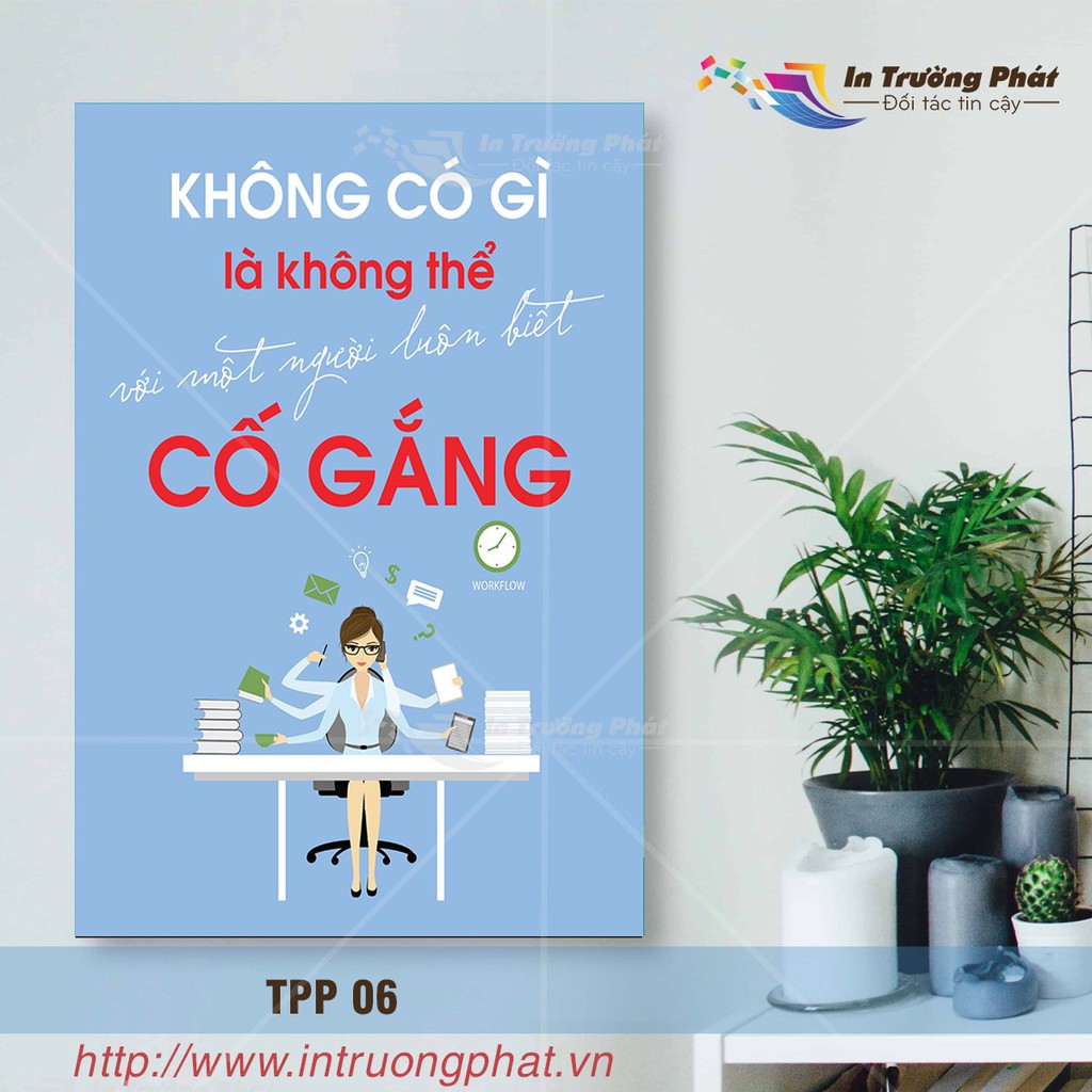 Tranh Treo Tường Canvas Tạo Động Lực Đẹp Trang Trí Phòng Khách, Phòng Làm Việc