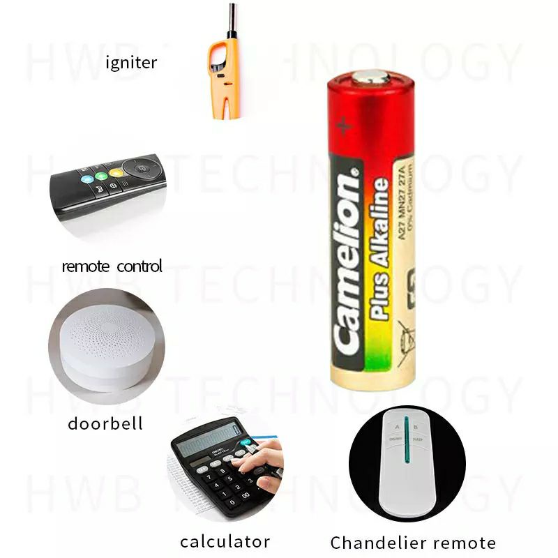 Vỉ 5 viên pin 12v A27 Camelion thay khiển cửa cuốn , pin chuông cửa