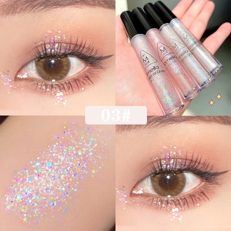 Gel Nhũ Mắt Lấp Lánh Kim Tuyến  Lameila Bền Màu Lâu Trôi