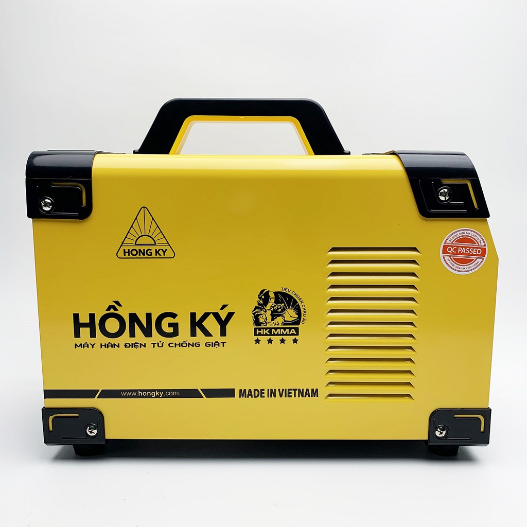 Máy hàn điện tử Hồng ký HK 215 A, Công nghệ inverter IGBT hàn que 4.0mm - BH 12 Tháng