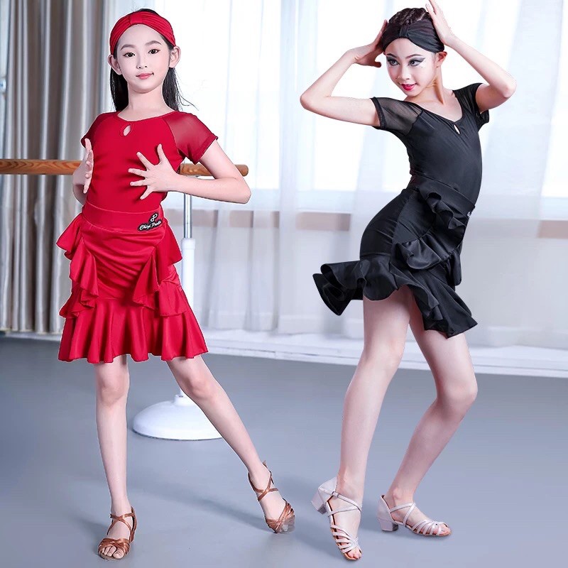 Đầm khiêu vũ latin dance trẻ em