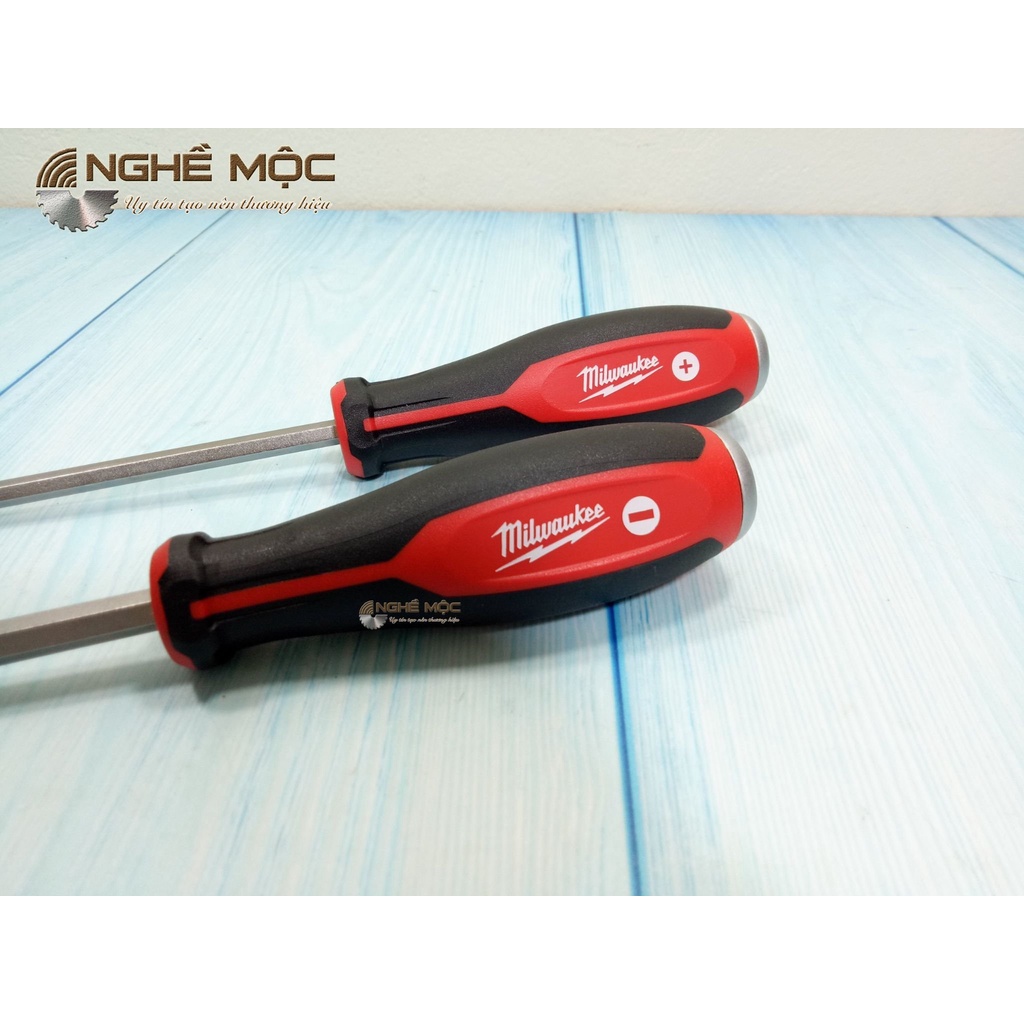 Tua vít Milwaukee 8-22-2702 chính hãng bộ 2 chiếc tua vít đóng Mil Nghề Mộc