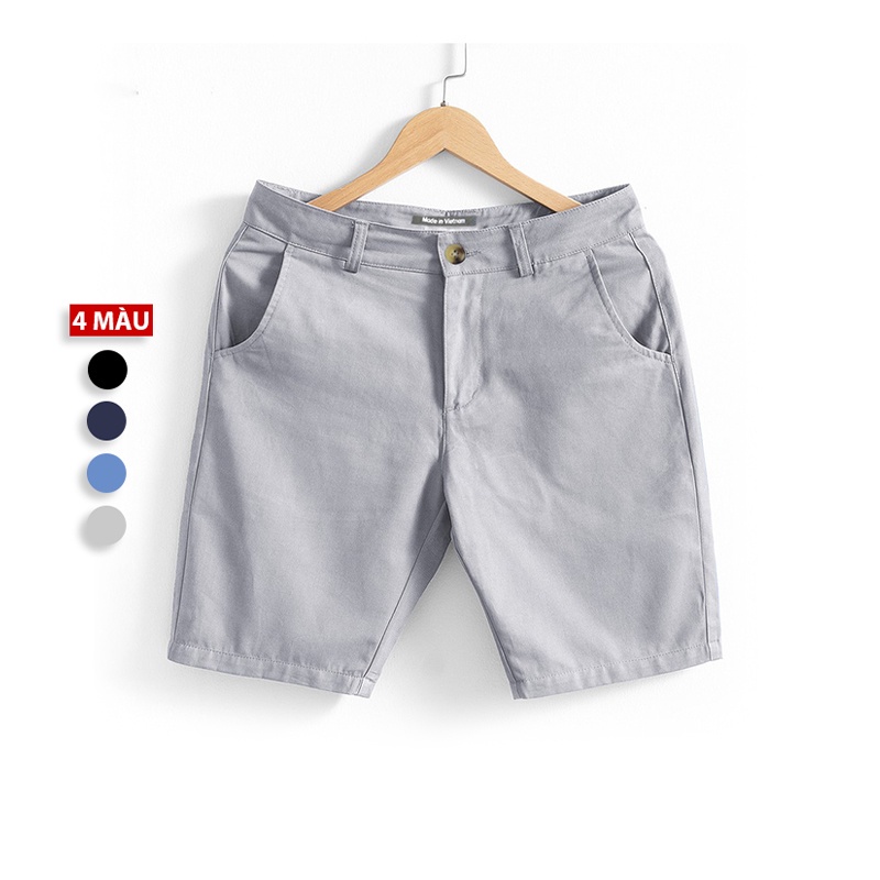 Quần short nam kaki UNIFUN Quần đùi nam mã MK G kiểu ngắn thể thao dáng lửng tập gym co giãn có chun mùa hè