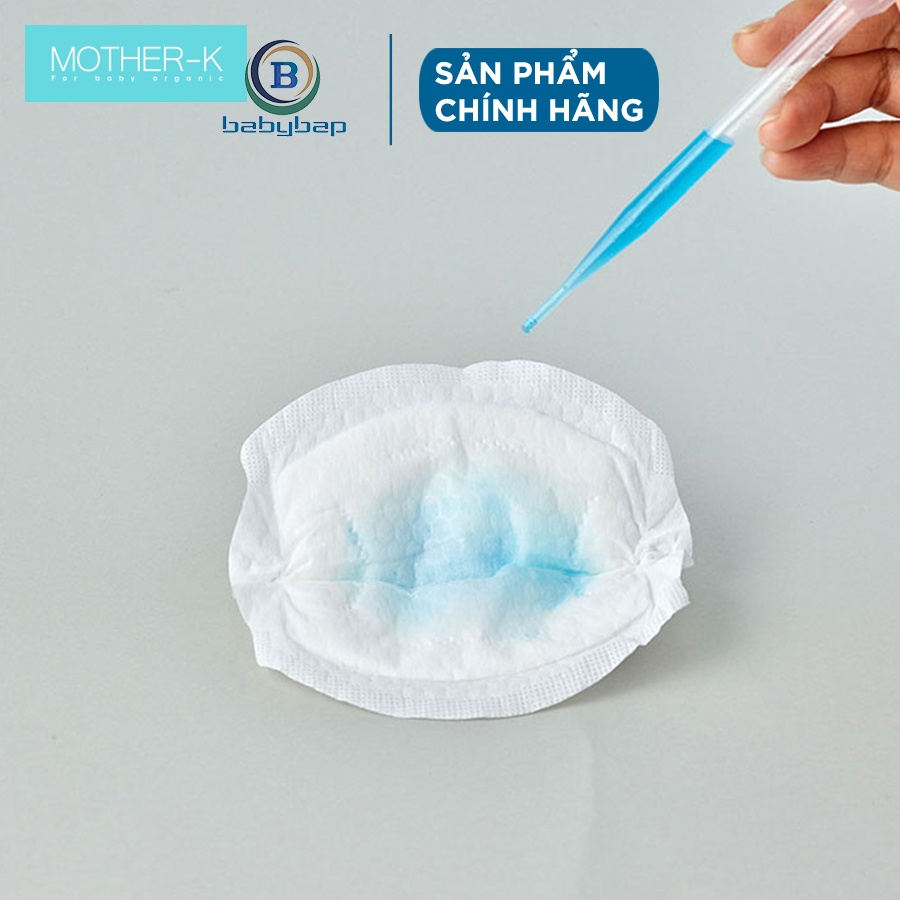 Lót Thấm Sữa Tổ Ong 3D Mother-K Hàn Quốc Sợi Cotton Tự Nhiên (120c)