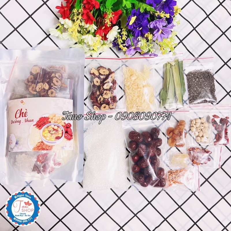 Set 12 vị nấu chè dưỡng nhan tuyết yến - 400g