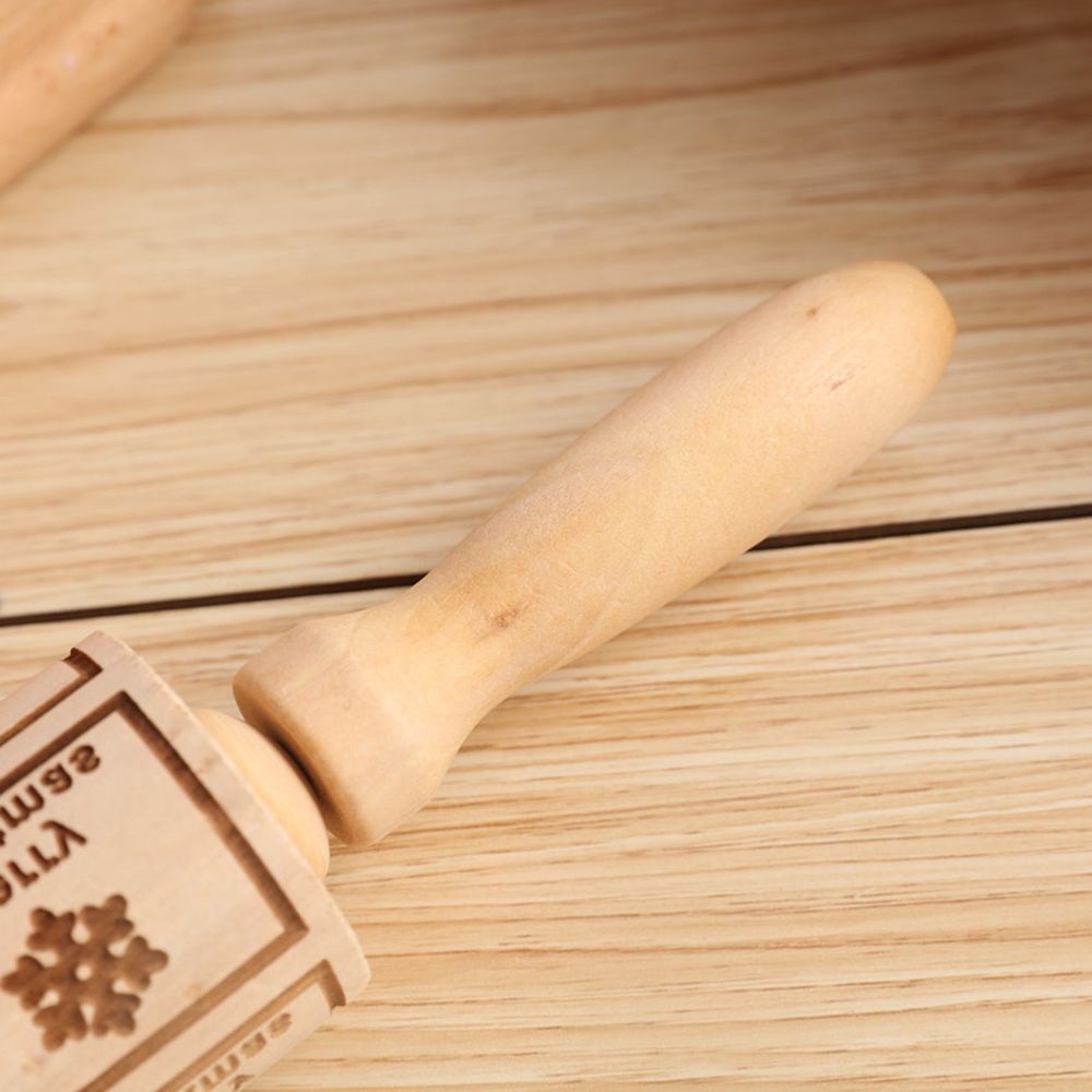 Cây Lăn Bột Làm Bánh Họa Tiết Giáng Sinh 3D Cho Người Lớn Và Trẻ Em