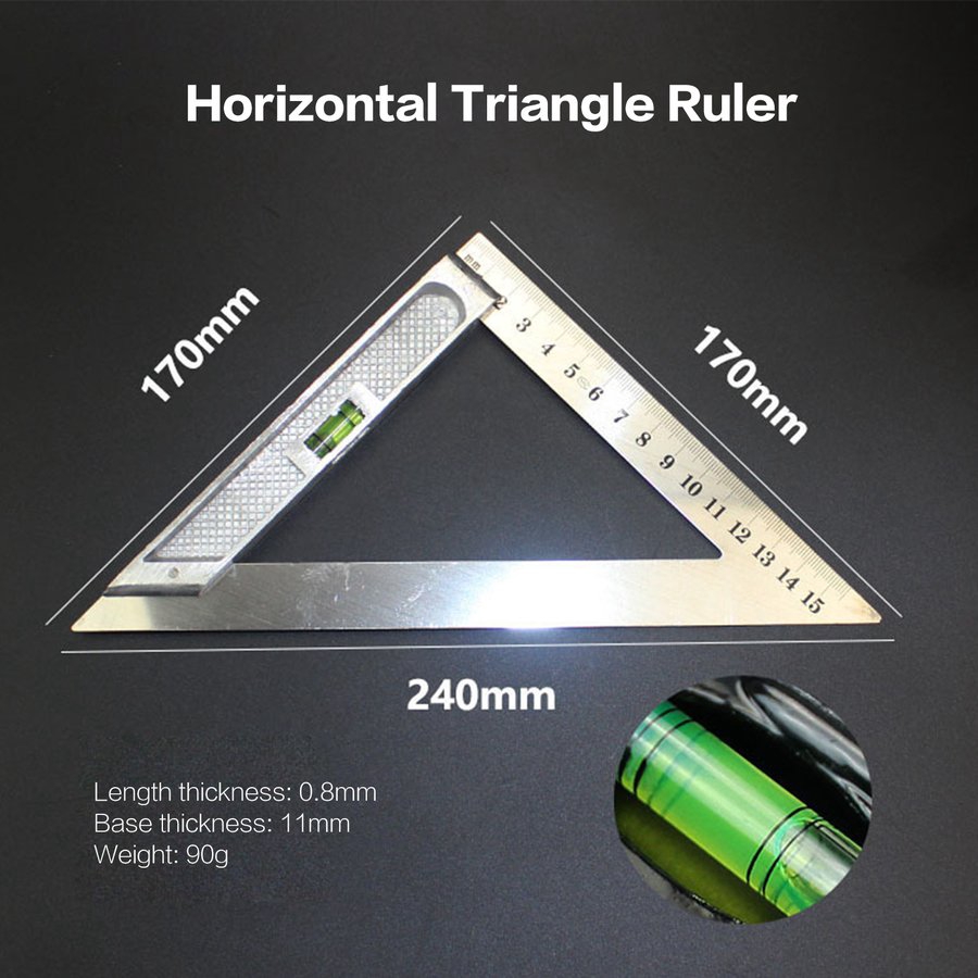 Thước đo góc tam giác 150mm