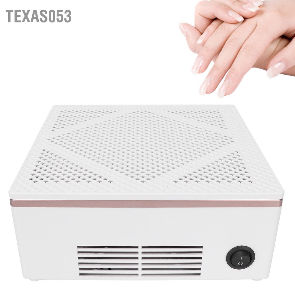 [Hàng Sẵn] Máy Hút Bụi Nail móng tay 60W Hút mạnh không ồn ào (100‑240V)【Texas053】