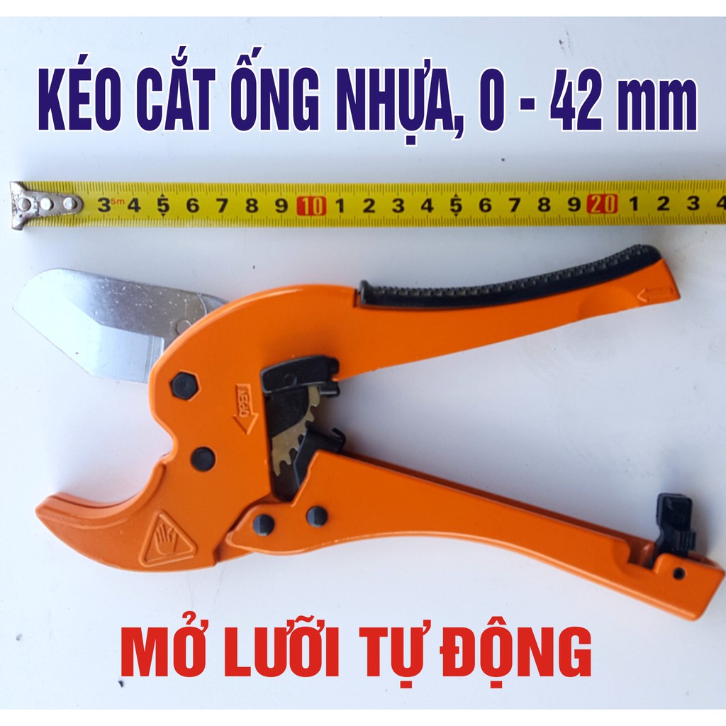 Kéo, kìm cắt ống nước nhựa, mở lưỡi tự động