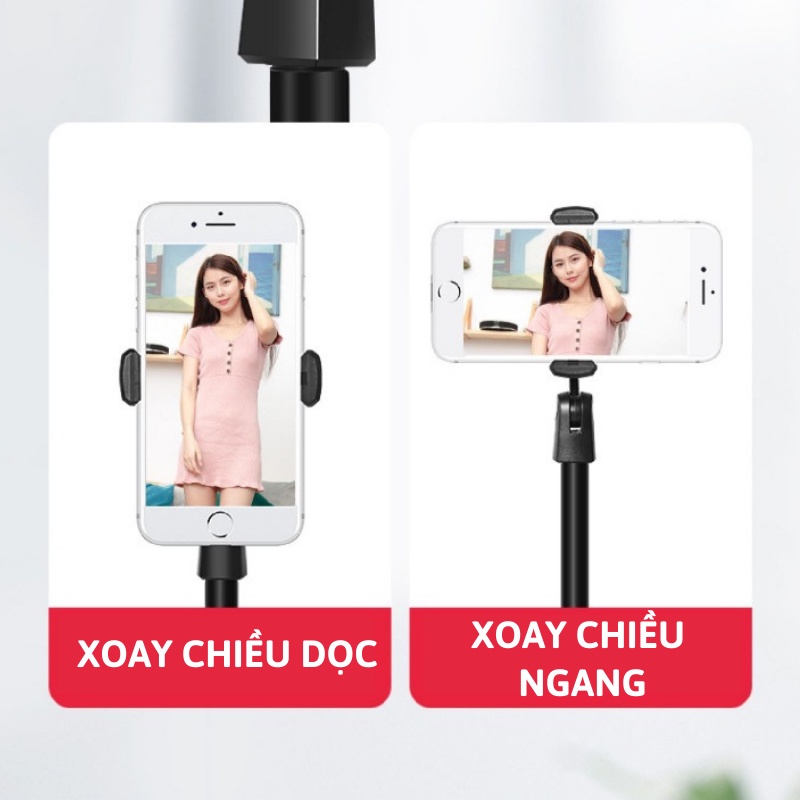 Giá đỡ điện thoại để bàn BG-01 xoay 360 độ dùng để quay phim livestream ghi hình đa dụng BELO