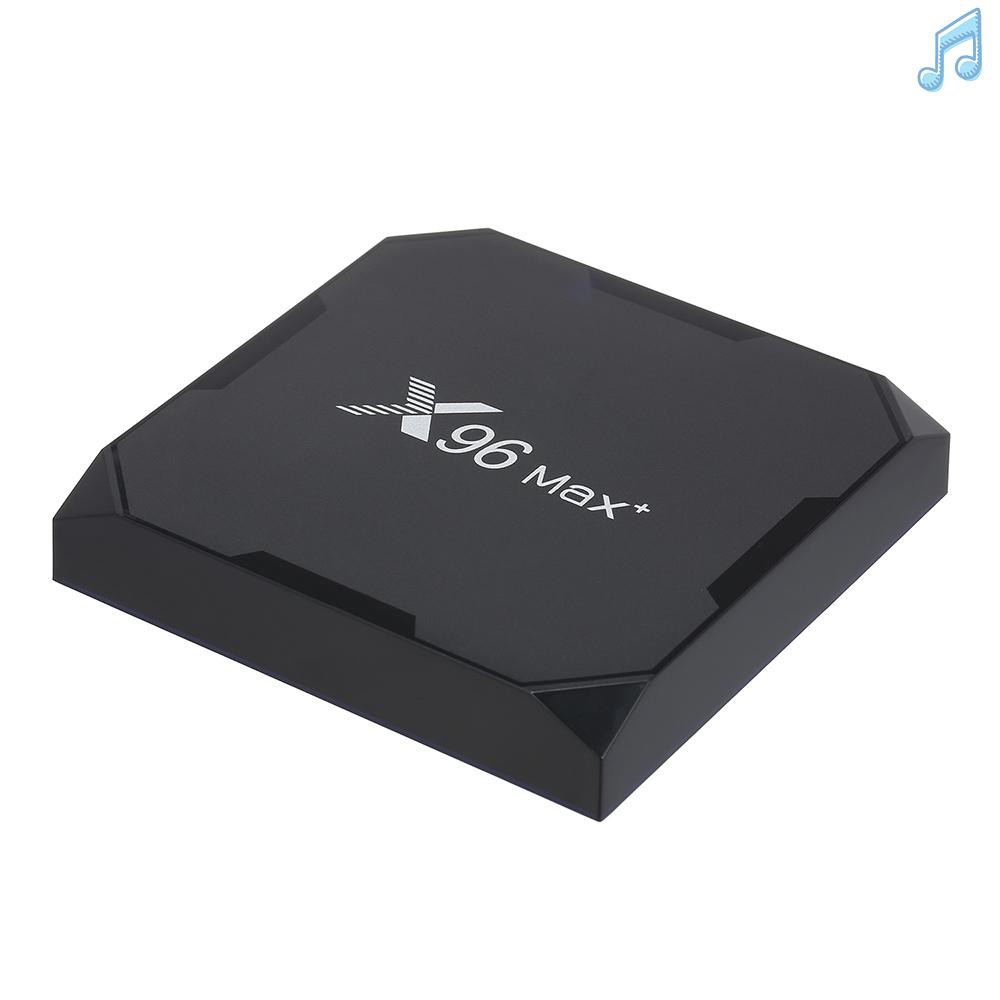 BY X96 Max Plus TV Box S905X3 Quad-core 64-bit Chipset CPU Cortex-A55 Android 9.0 TV Set Top Box Support BT 8K 4K Media Player 2.4G/5G WiFi