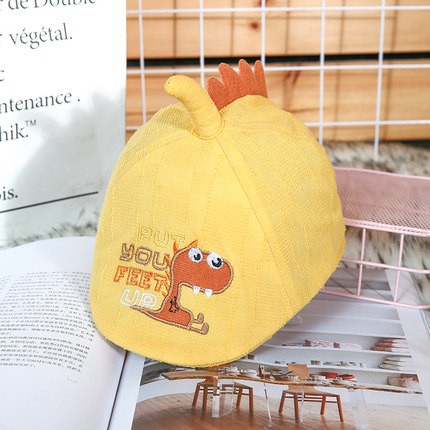 Nón bere khủng long vàng