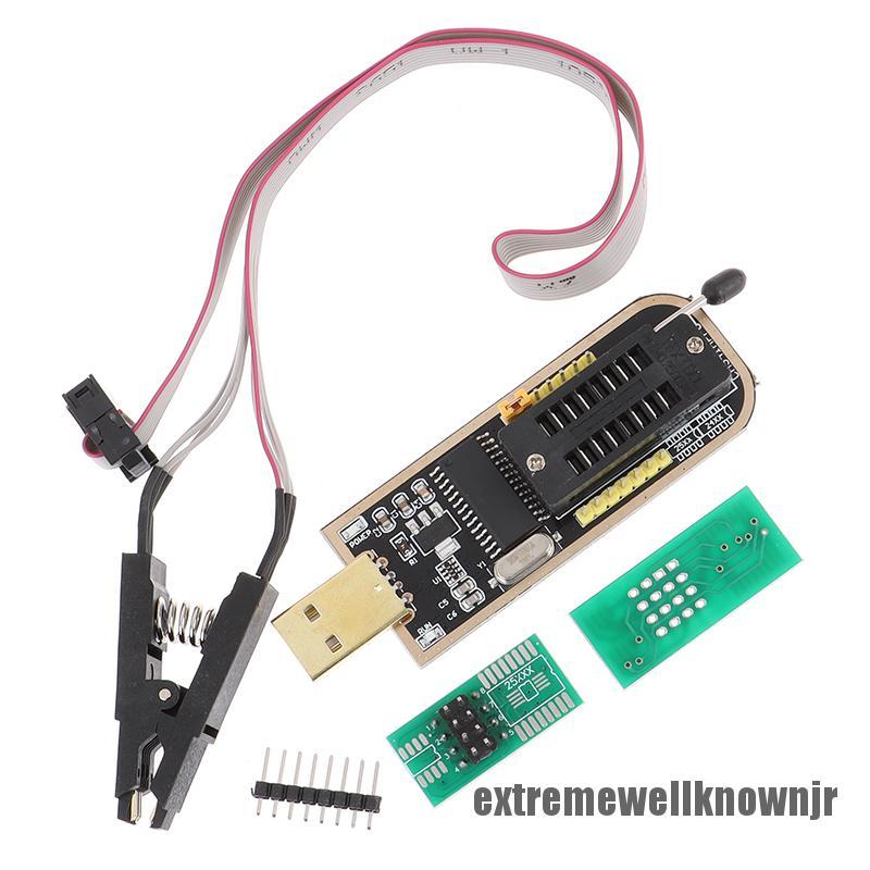 Mô Đun BIOS USB CH341A 24 25 Series EEPROM Flash + Thử Nghiệm SOIC8