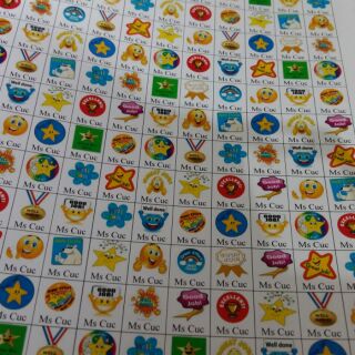 Combo sticker khen thưởng