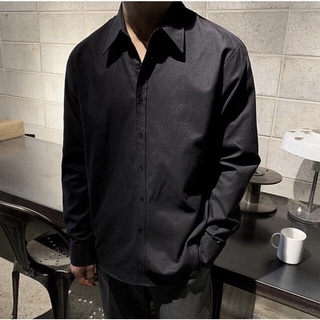 Áo sơ mi trắng tay dài nam đơn giản [Oxford White Shirt]