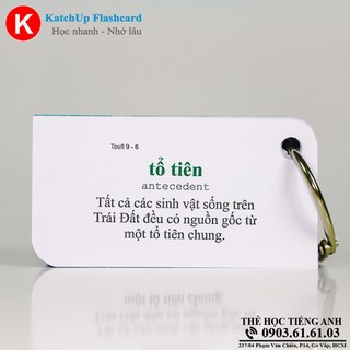 COMBO trọn bộ KatchUp Flashcard TOEFL - Standard (C03S)