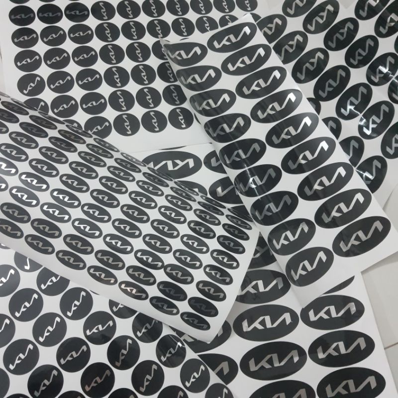 LOGO KIA mới 2021, decal logo kia cao cấp, KIA SELTOS, CERATO, SORENTO, SOLUTO, RONDO, SEDONA