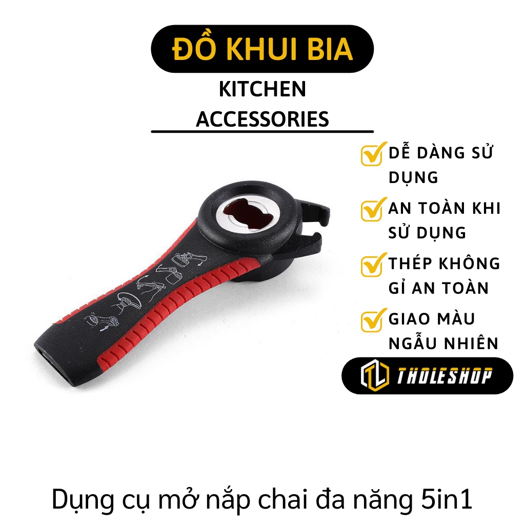 Đồ Khui Bia - Dụng Cụ Mở Nắp Lon Bia, Chai Lọ Một Cách Dễ Dàng 8696