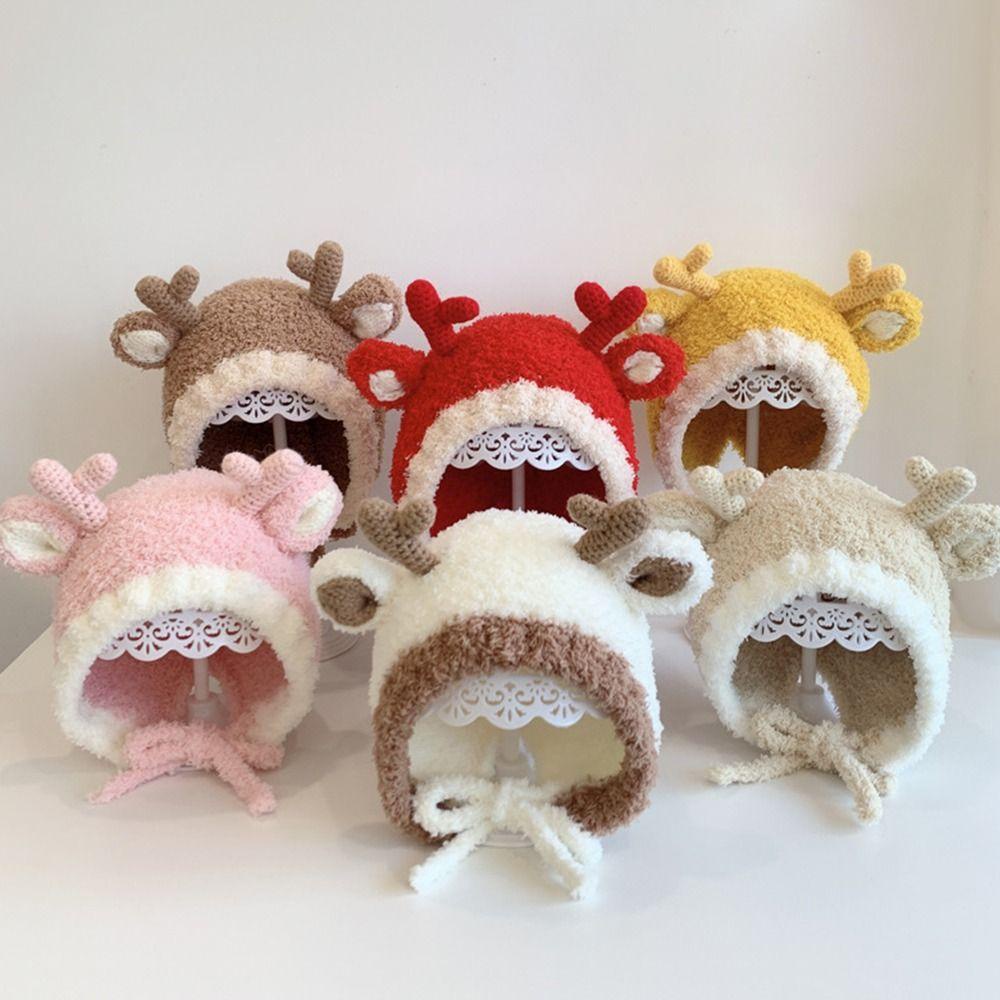 Mũ Dệt Kim Thủ Công Bảo Vệ Tai Giữ Ấm Mùa Thu Đông Cho Bé