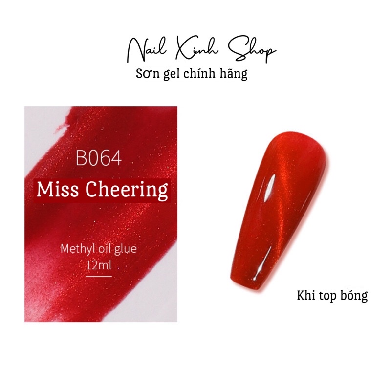 Sơn gel Miss Cheering chính hãng  lên màu chuẩn