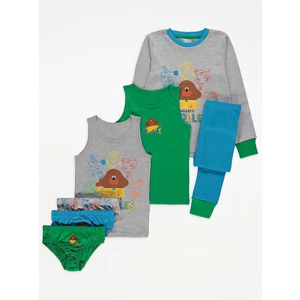 Tách set bộ pyjama dài và các set ba lỗ quần chip cho bé Geogre