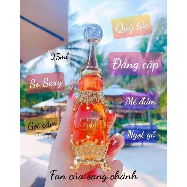 ADWAA AL SHARQ_Tinh dầu DUBAI hương VIỆT KIỂU sang tây_NGỌT NGÀO_Sexy_ FREESHIP (shopee trợ giá siêu rẻ) | Thế Giới Skin Care