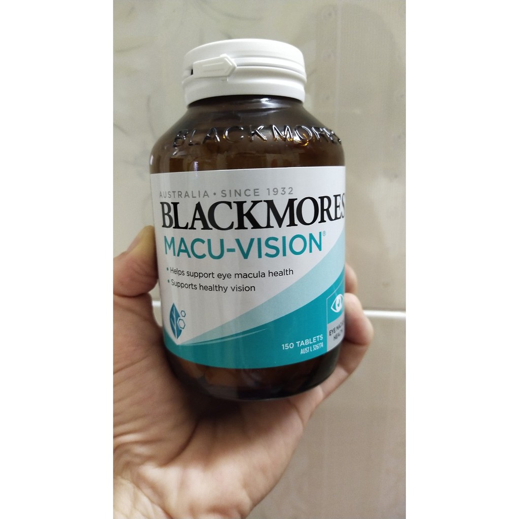 Date 2023- Bổ mắt Macu Vision Blackmores Úc hộp lớn 125 viên | BigBuy360 - bigbuy360.vn