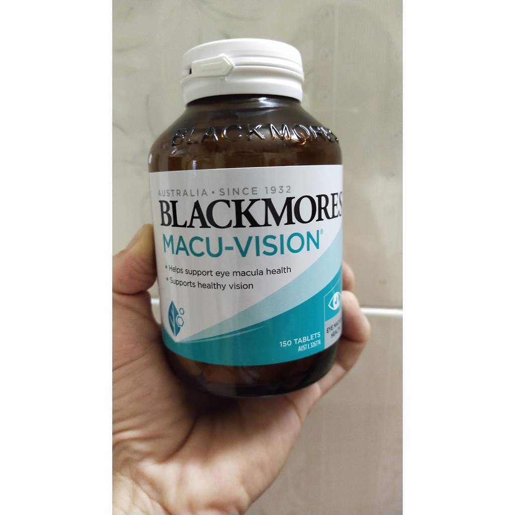 Date 2024- Bổ mắt Macu Vision Blackmores Úc hộp lớn 125 viên