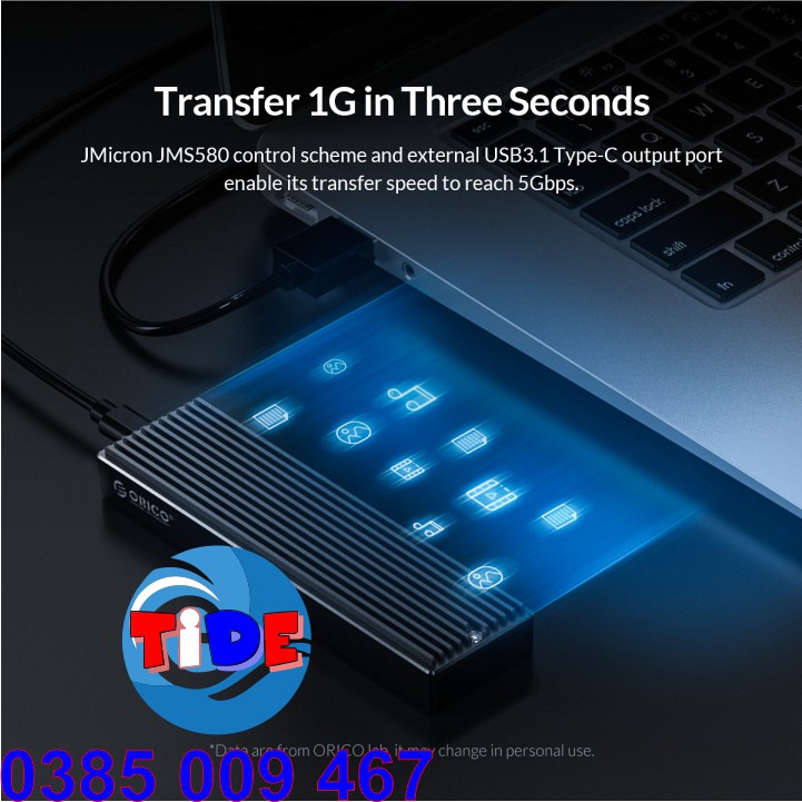 Box SSD M2 Sata  Orico M2PF-C3 – CHÍNH HÃNG – Bảo hành 12 tháng