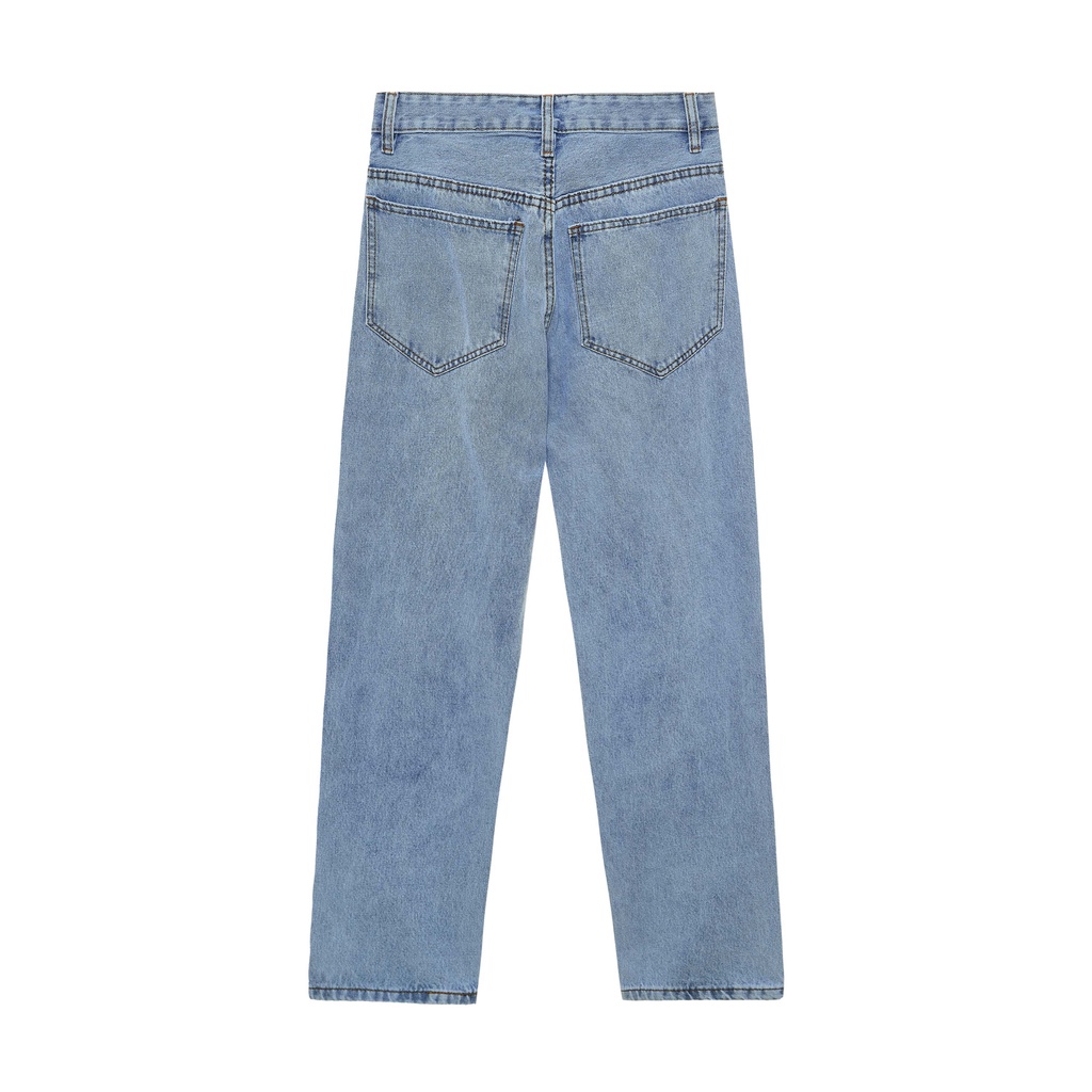 Quần Teelab Baggy Denim-Trousers PS020 / Xanh