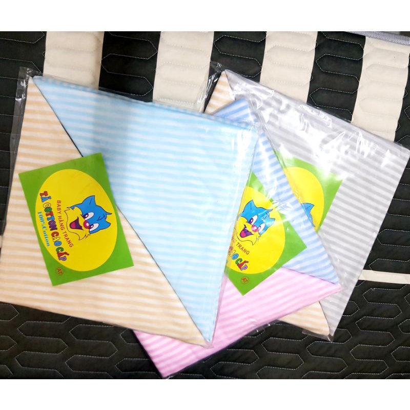 10 Chiếc Tã Chéo Cotton Cho Bé Sơ Sinh / Mã Kẻ