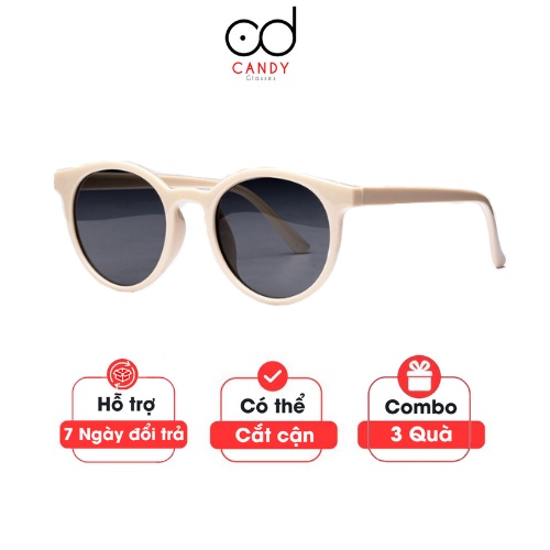 Kính mát mắt tròn nam nữ thời trang 1332 – Tiệm kính Candy