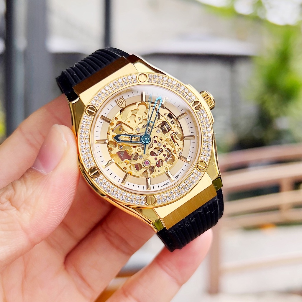 Đồng hồ nam chính hãng Olym Pianus OP990-45 OP990-45.24 OP990-45.24ADGK-GL trắng